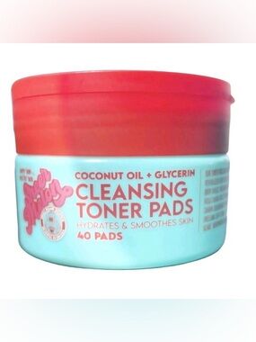Sheer Melon 🍉 Cleansing Toner Pads - Coconut Oil + Glycerin - 40 pads 
NWT